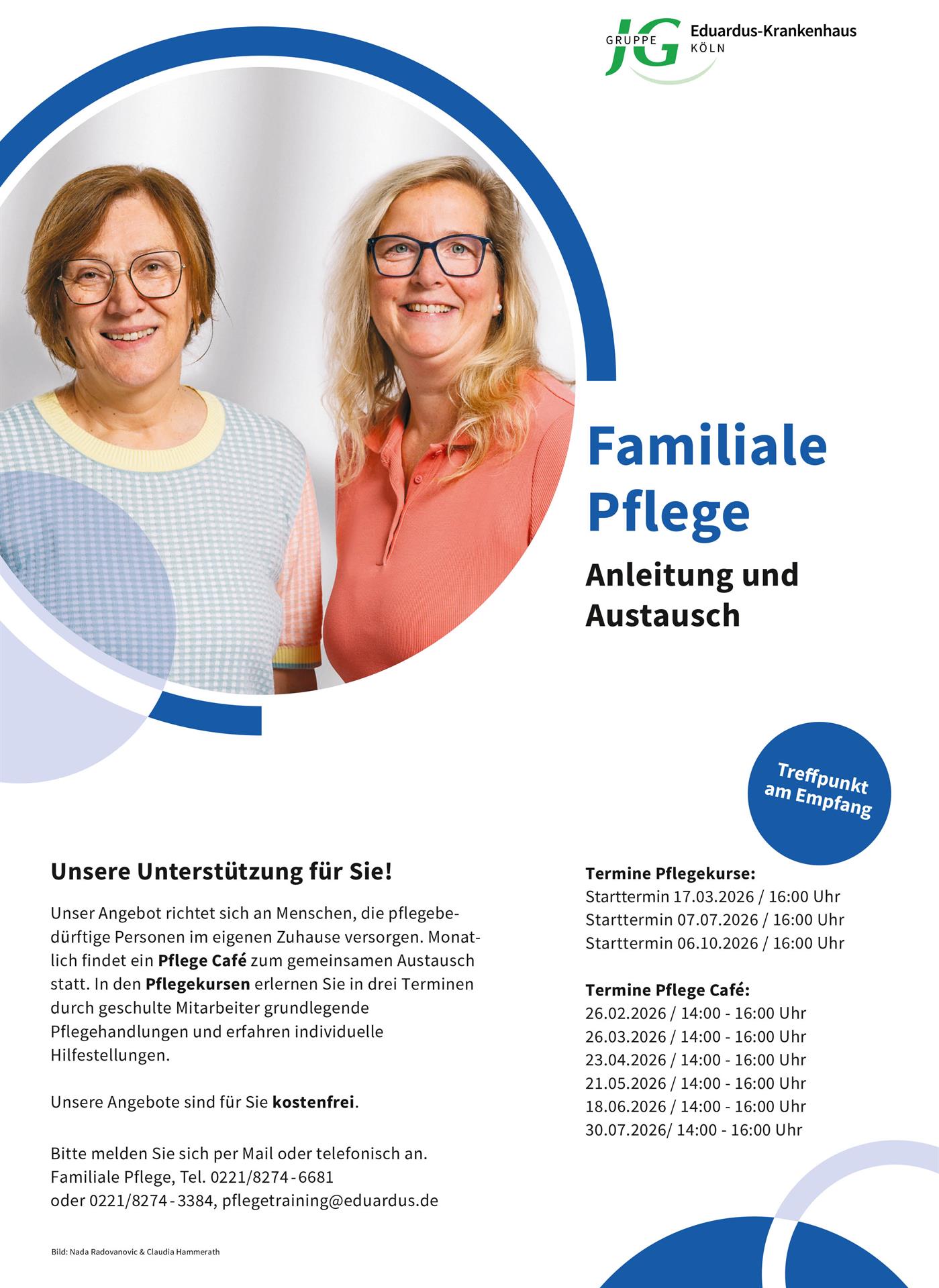 Familiale Pflege- Unser Angebot 2026